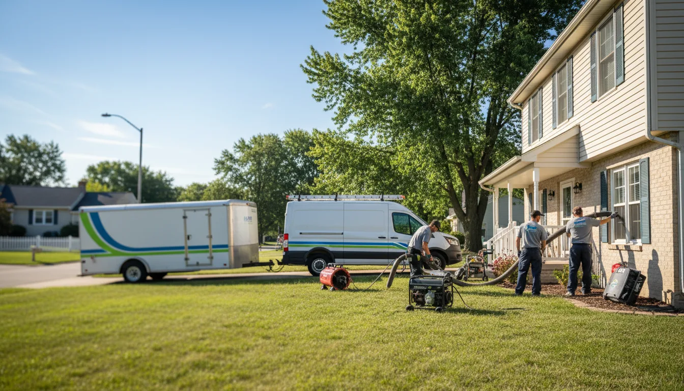 Flooded Basement Restoration And Cleanup With Repair in Brilliant, OH near me